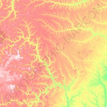 Шологонский национальный наслег topographic map, elevation, terrain