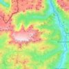 Hochkönig topographic map, elevation, terrain