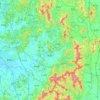 Anseong-si topographic map, elevation, terrain