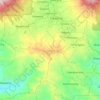 Cikajang topographic map, elevation, terrain