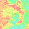 Santa Efigênia topographic map, elevation, terrain