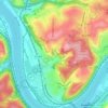 Hazelwood topographic map, elevation, terrain