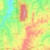 Mbezi topographic map, elevation, terrain