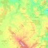 South Burnett Regional topographic map, elevation, terrain