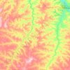 Tshikapa topographic map, elevation, terrain