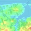 Savage Harbour, Queen's County topographic map, elevation, terrain