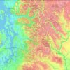 Mount Baker-Snoqualmie National Forest topographic map, elevation, terrain