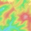 Beaumont-en-Verdunois topographic map, elevation, terrain