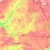 Tobyhanna Township topographic map, elevation, terrain