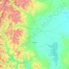 Distrito Ciudad de Malargüe topographic map, elevation, terrain