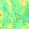 Milford topographic map, elevation, terrain