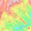 Grand Staircase–Escalante National Monument topographic map, elevation, terrain