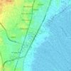 Alfafar topographic map, elevation, terrain