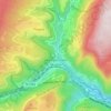 Saint-Germain-de-Joux topographic map, elevation, terrain