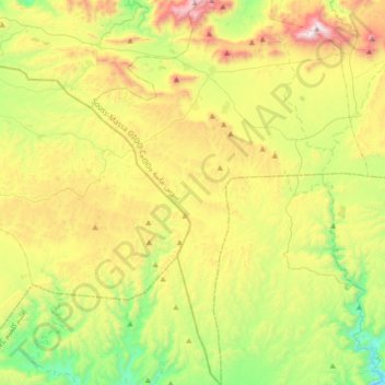 Ait Ouafqa topographic map, elevation, terrain