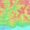 Pemagatshel District topographic map, elevation, terrain