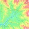 Portovelo topographic map, elevation, terrain