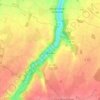 Anceins topographic map, elevation, terrain