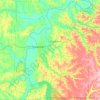 Hardin County topographic map, elevation, terrain