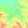 Wandoan topographic map, elevation, terrain