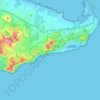 Parque Regional Calblanque, Monte de las Cenizas y Peña del Águila topographic map, elevation, terrain