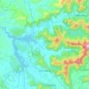 Las Cabras topographic map, elevation, terrain