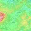 okres Kežmarok topographic map, elevation, terrain