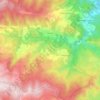 Sournia topographic map, elevation, terrain