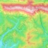 Taipana topographic map, elevation, terrain