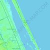 Daytona Beach Shores topographic map, elevation, terrain