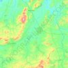 Vila Propício topographic map, elevation, terrain