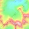 Dinwoody Glacier topographic map, elevation, terrain