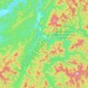 Дальнекутское сельское поселение topographic map, elevation, terrain