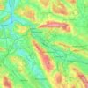 Limmat topographic map, elevation, terrain
