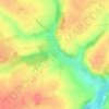 Magnicourt-sur-Canche topographic map, elevation, terrain