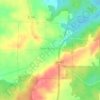 New Burnside topographic map, elevation, terrain