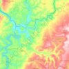 Addison Township topographic map, elevation, terrain
