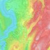 Moirans-en-Montagne topographic map, elevation, terrain