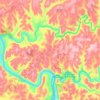 Madison Township topographic map, elevation, terrain