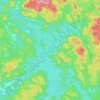Weslemkoon Lake topographic map, elevation, terrain