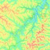 Grayson Lake topographic map, elevation, terrain