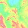 دهستان رباطات topographic map, elevation, terrain