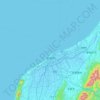 Niigata topographic map, elevation, terrain