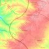 Carranque topographic map, elevation, terrain