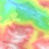 Covadonga topographic map, elevation, terrain