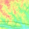 Choudrant topographic map, elevation, terrain