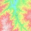 Vitoc topographic map, elevation, terrain