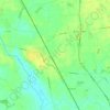 Tollerton topographic map, elevation, terrain