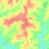 Foxfire topographic map, elevation, terrain