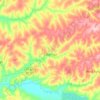 Tabatinga topographic map, elevation, terrain